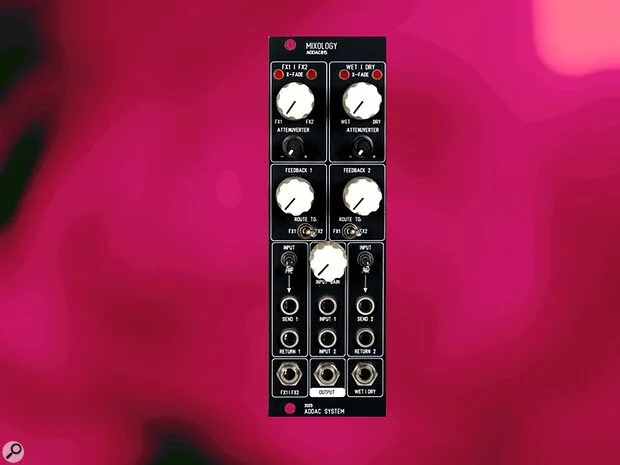 ADDAC System's ADDAC815 Mixology brings routing and feedback to Eurorack