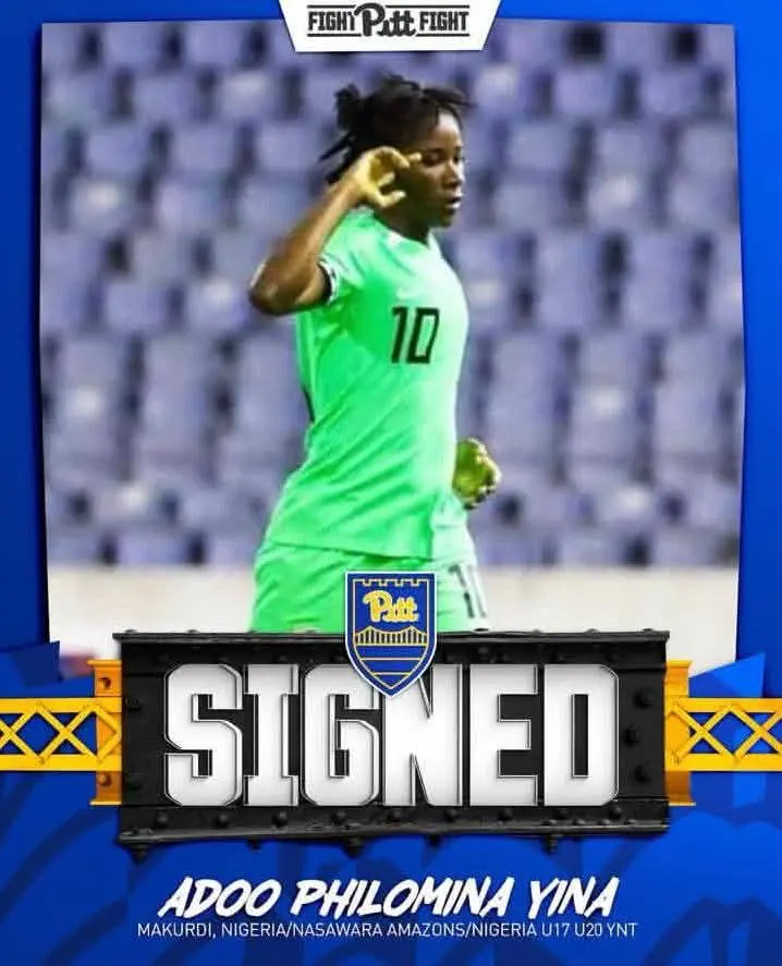 Adoo Joins Pittsburgh Panthers From Nasarawa Amazons