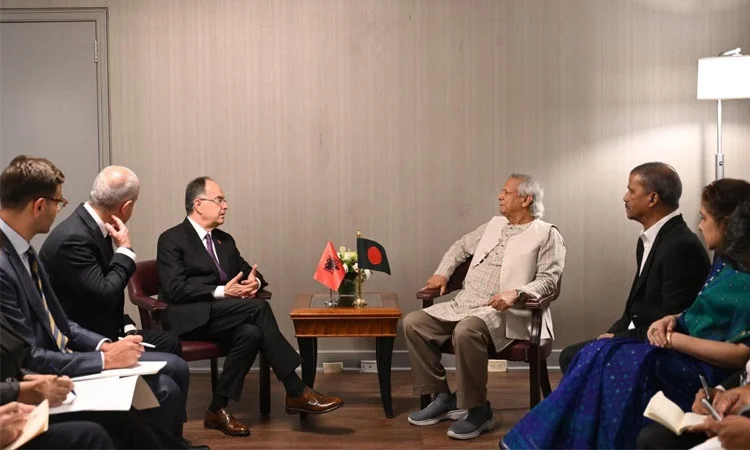 Albania taps Bangladesh, Begaj grins
