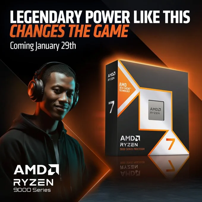 AMD will launch Ryzen 7 9850X3D for 499 dollars to lead gaming