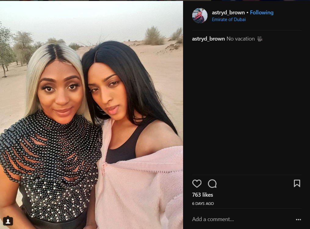 Astryd Brown and Nadia Nakai in Dubai Shooting the Video for Lately.png
