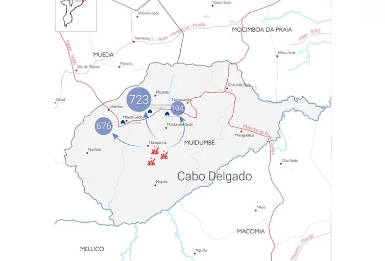 Attacks drive 1,600 from Muidumbe
