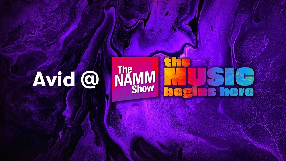 Avid eyes AI and immersive flex at the NAMM booth
