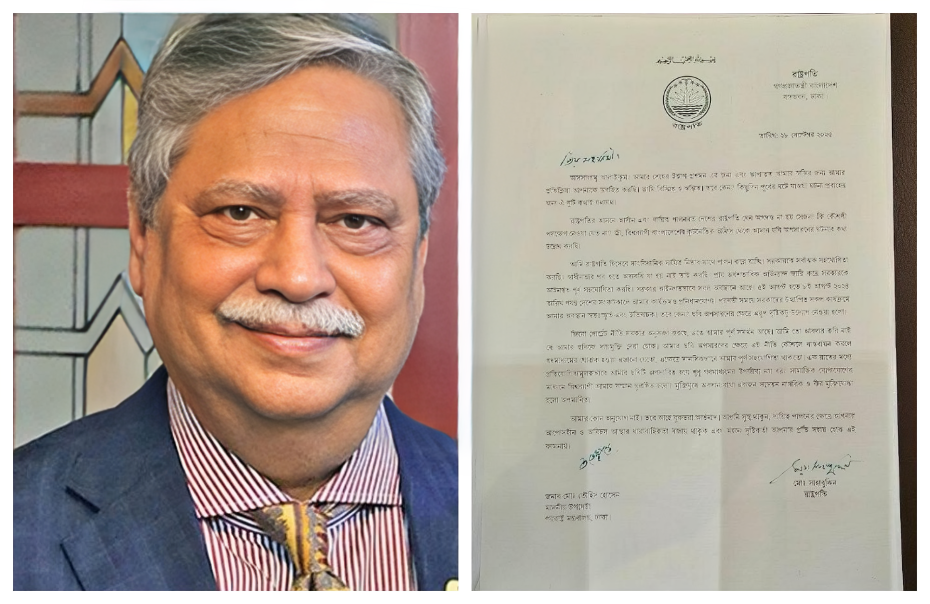 Bangladesh president cries anguish after embassies dump his photos