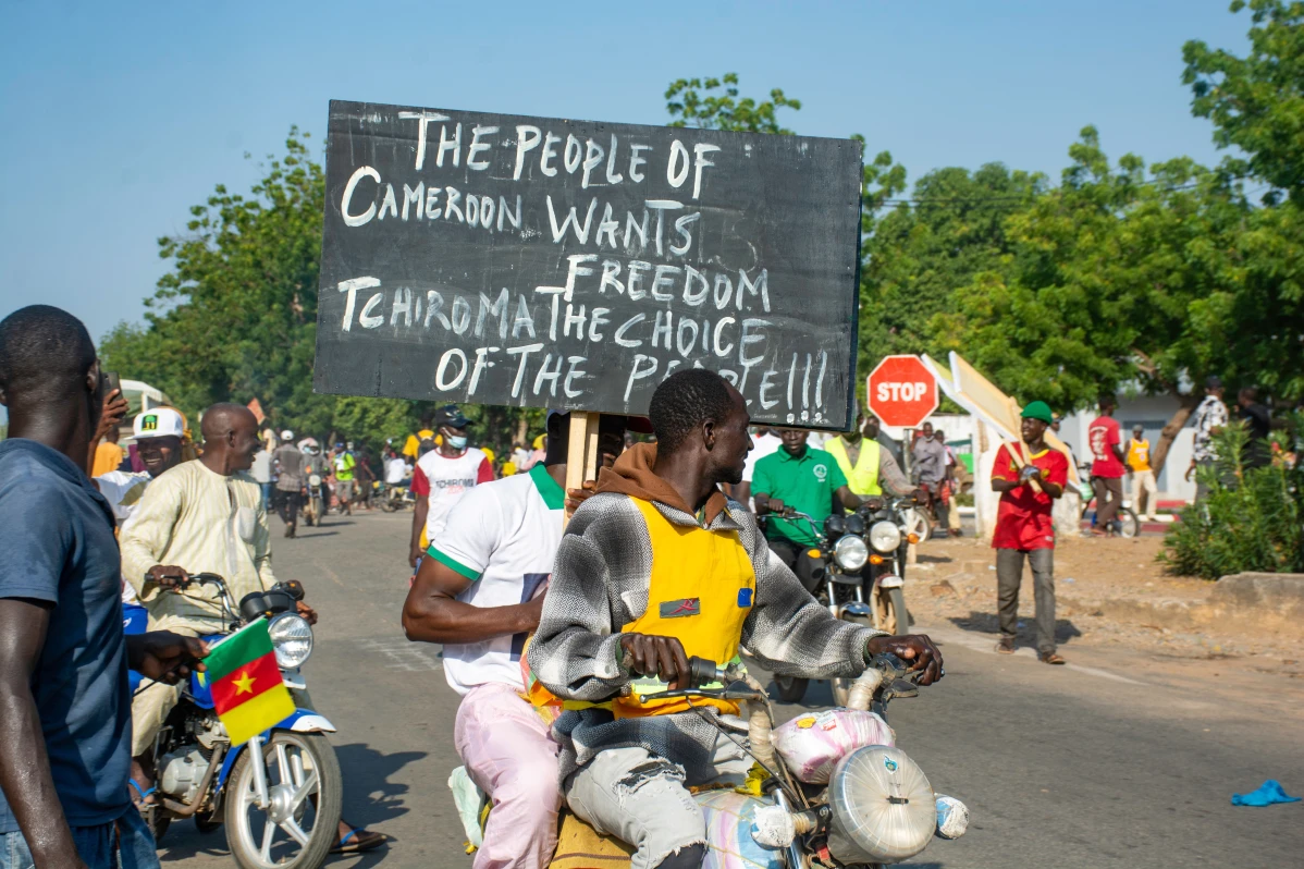 Biya cruises as Douala protesters bleed out
