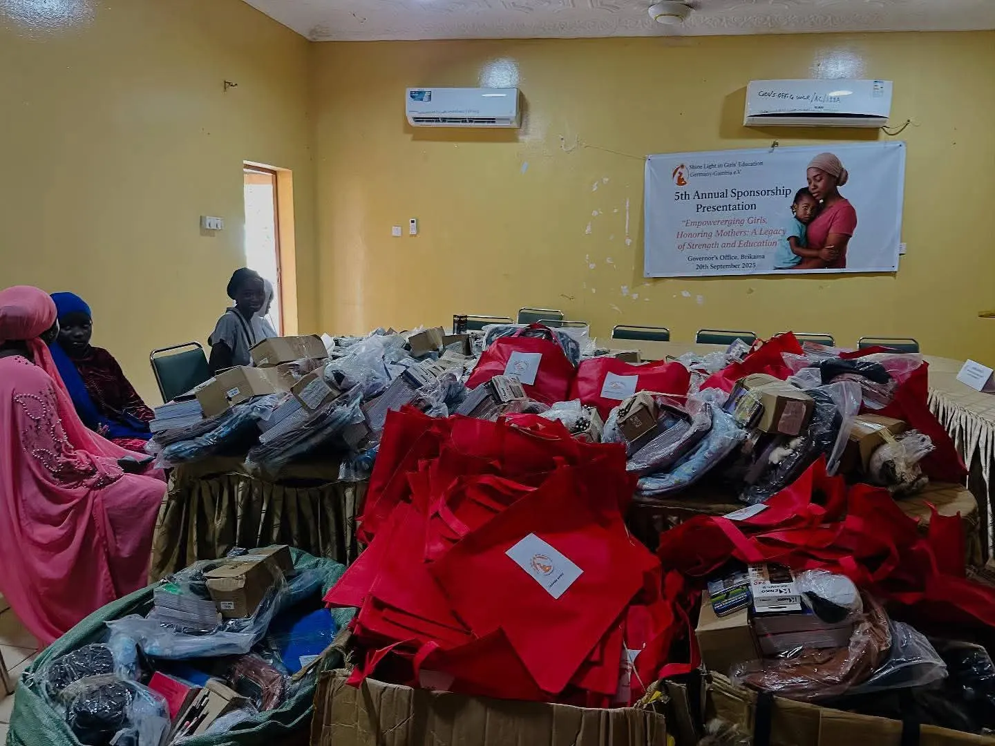 Brikama man Ebrima Njie holds big party to give out pens