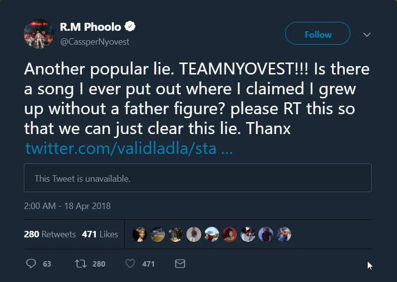 Cassper Nyovest Denies The Lies That He Never Grew Up Without a Father FIgure.png