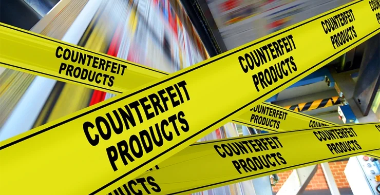 China Town brands fakes after sneaking in blanks