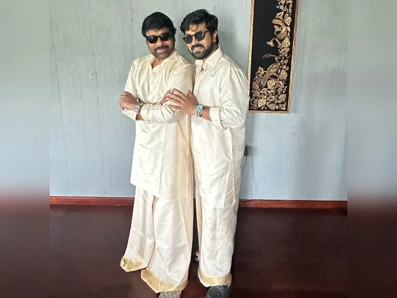 Chiranjeevi praises Ram Charan's swift moves in Peddi