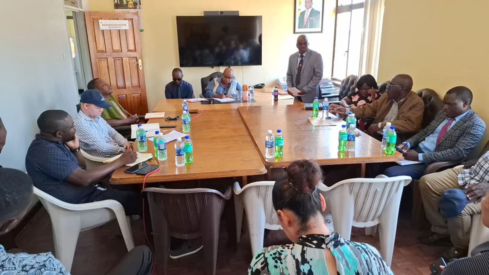 Chombo rallies miners in drug war
