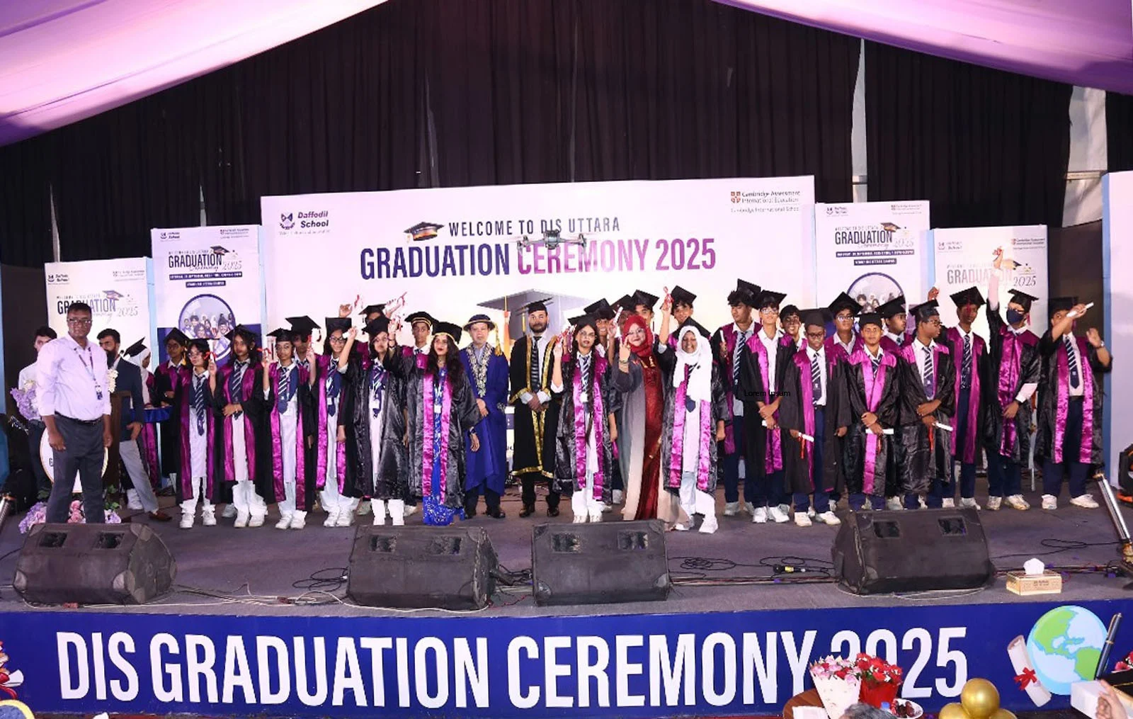 Daffodil graduates celebrate in Rupayan City, Dr Sabur Khan