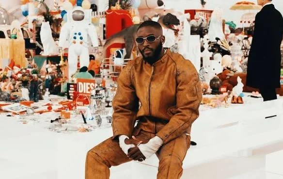 Daliwonga attends Diesel Runway Show in Milan