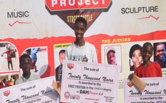 DAM Project 2.0 awarded prizes to young Lagos artists
