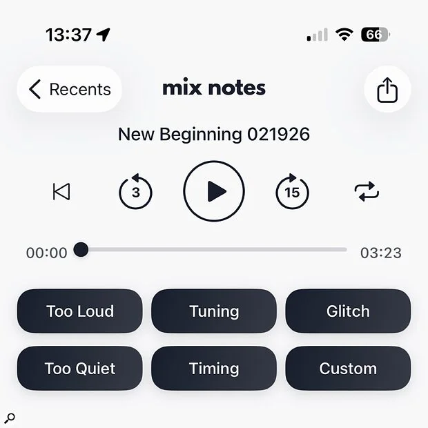 David Thomas drops Mix Notes audio app