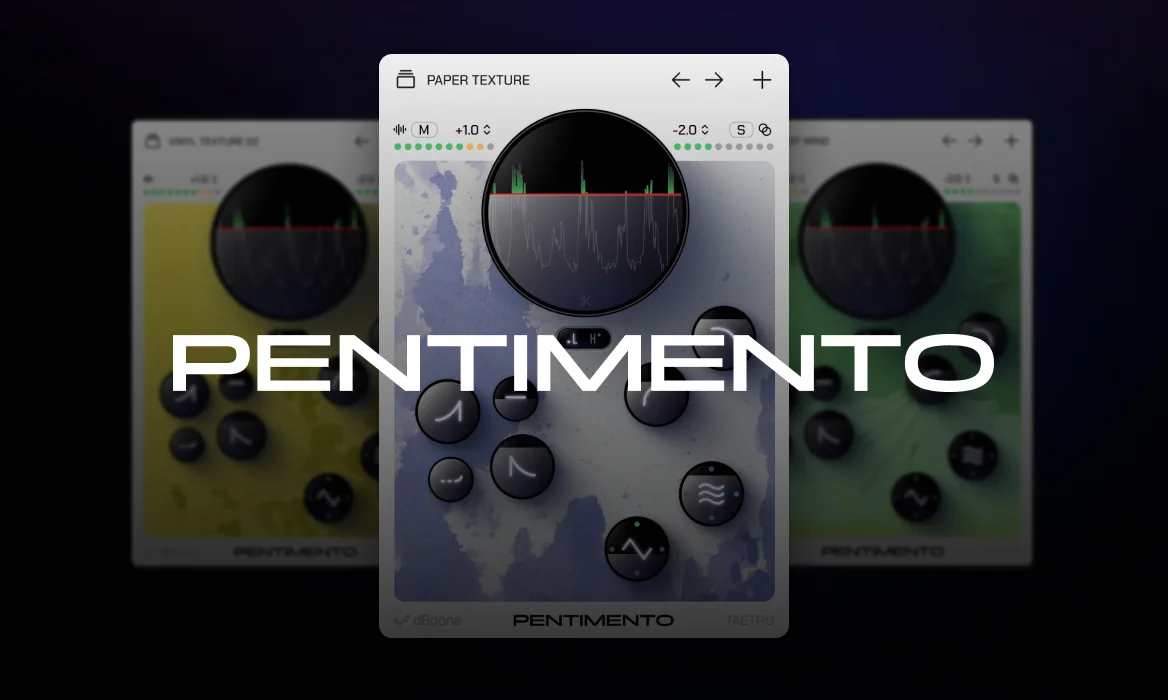 dBdone and TAETRO will drop Pentimento to fix flat tracks