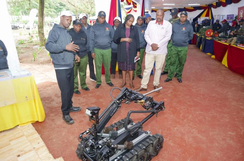 DCI unveils bomb disposal robot at Eldoret show