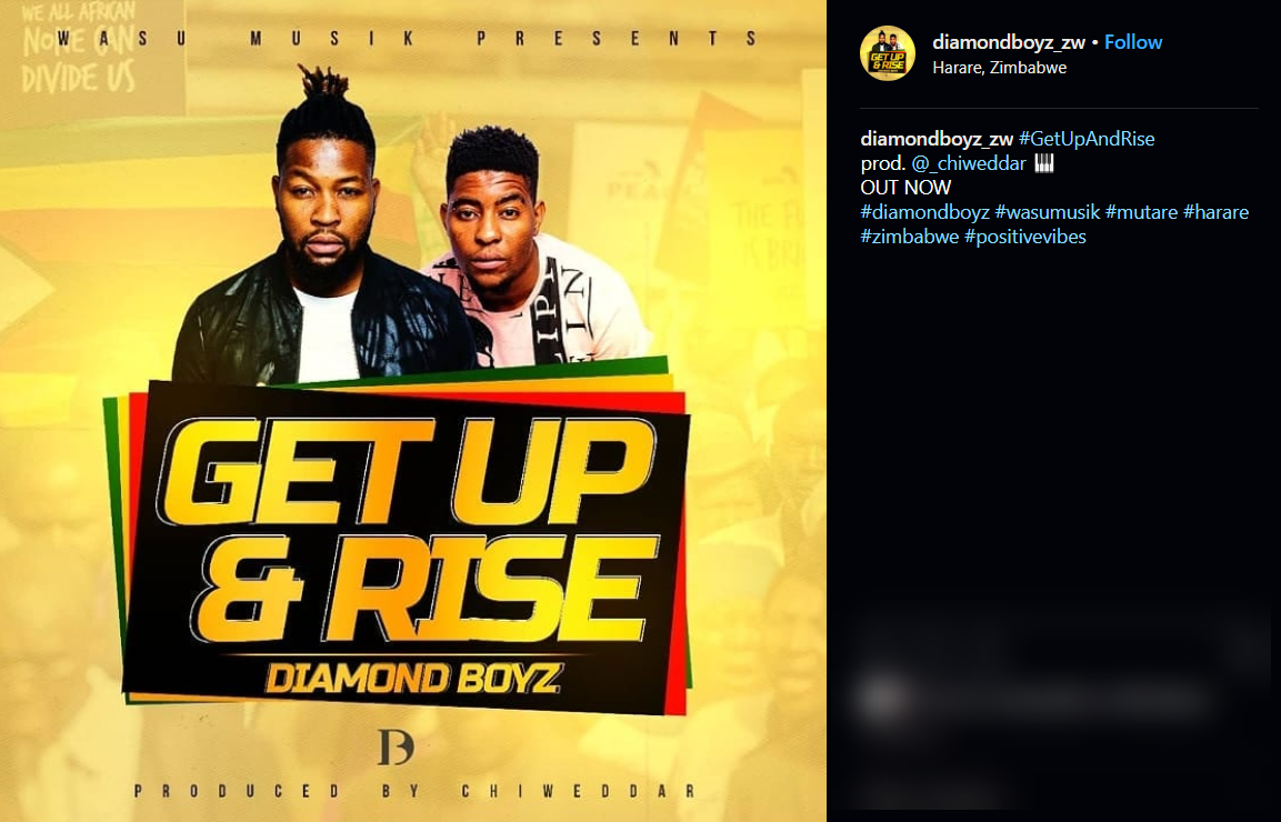 Diamond Boyz - Get Up and Rise (Produced by Chiweddar, Tamy Moyo's Boyfriend).png