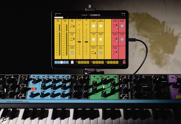 DIRE Studio app edits Moog's Matriarch, Grandmother