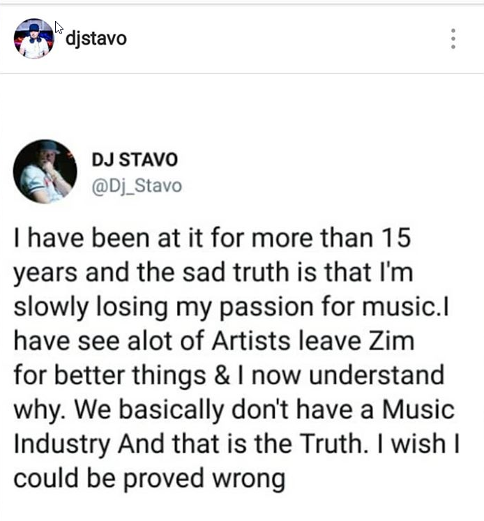 DJ Stavo on Zim Music Industry.png