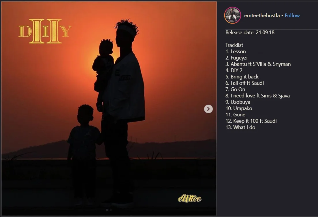 Emtee DIY II Album Artwork.webp