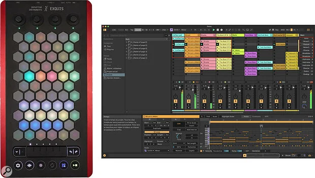 Exquis MPE controller gets new Ableton, Bitwig scripts
