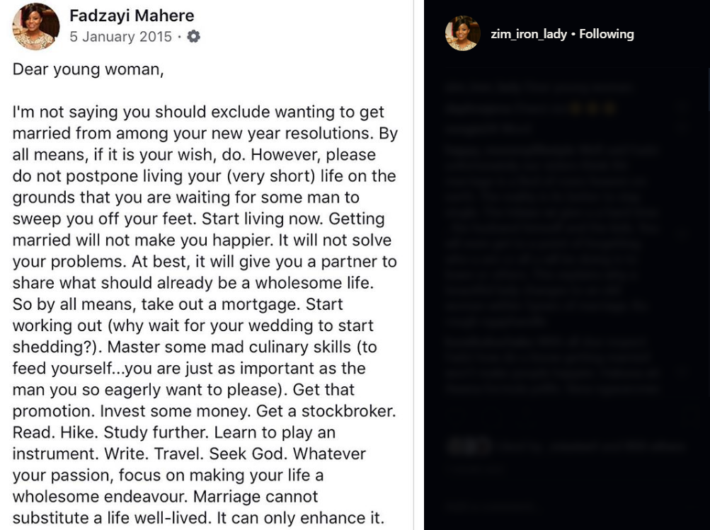 Fadzayi Mahere Thoughts About Marriage.png