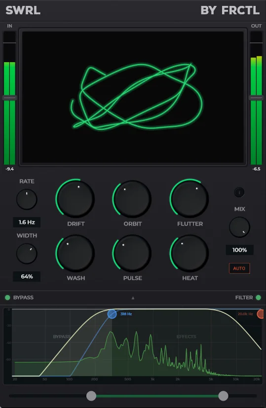FRCTL drops the SWRL movement plugin with six parallel DSP characters