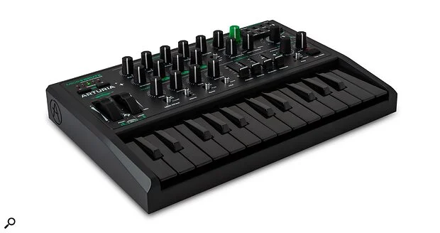 French Arturia MicroBrute UFO all black synth abducts studio budgets