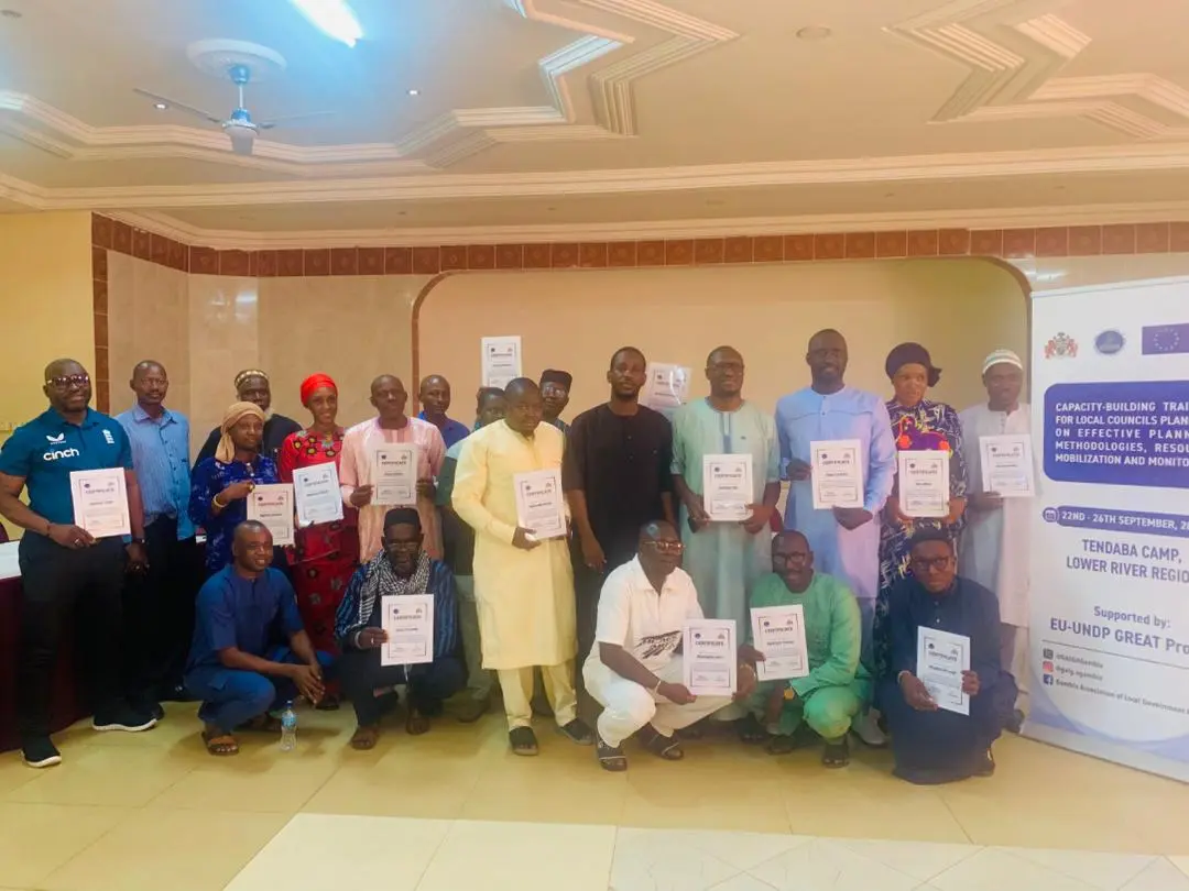 Gambia councils drag themselves to class, vow to stop flopping