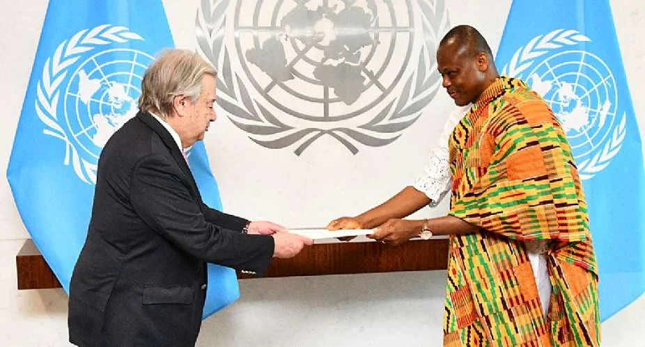 Ghana’s new UN envoy vows stronger ties, multilateral push