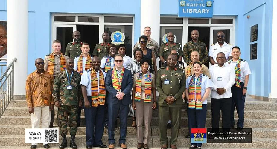 Ghana's air vice marshal briefs the US War College on security