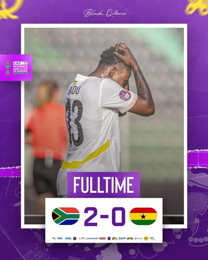 Ghana's Black Queens fall to South Africa in WAFCON opener