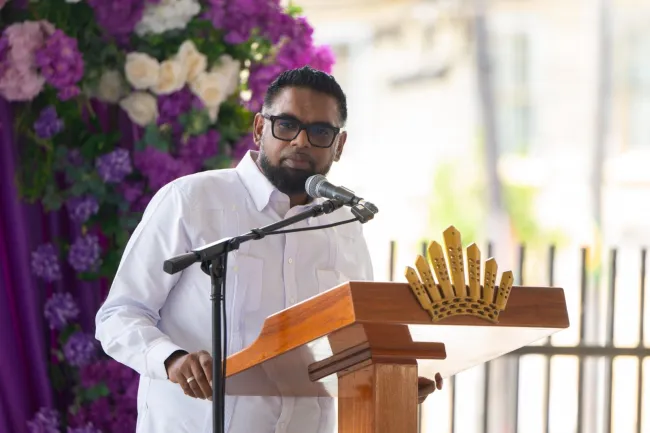 Guyana's president links substance abuse to repeat offending