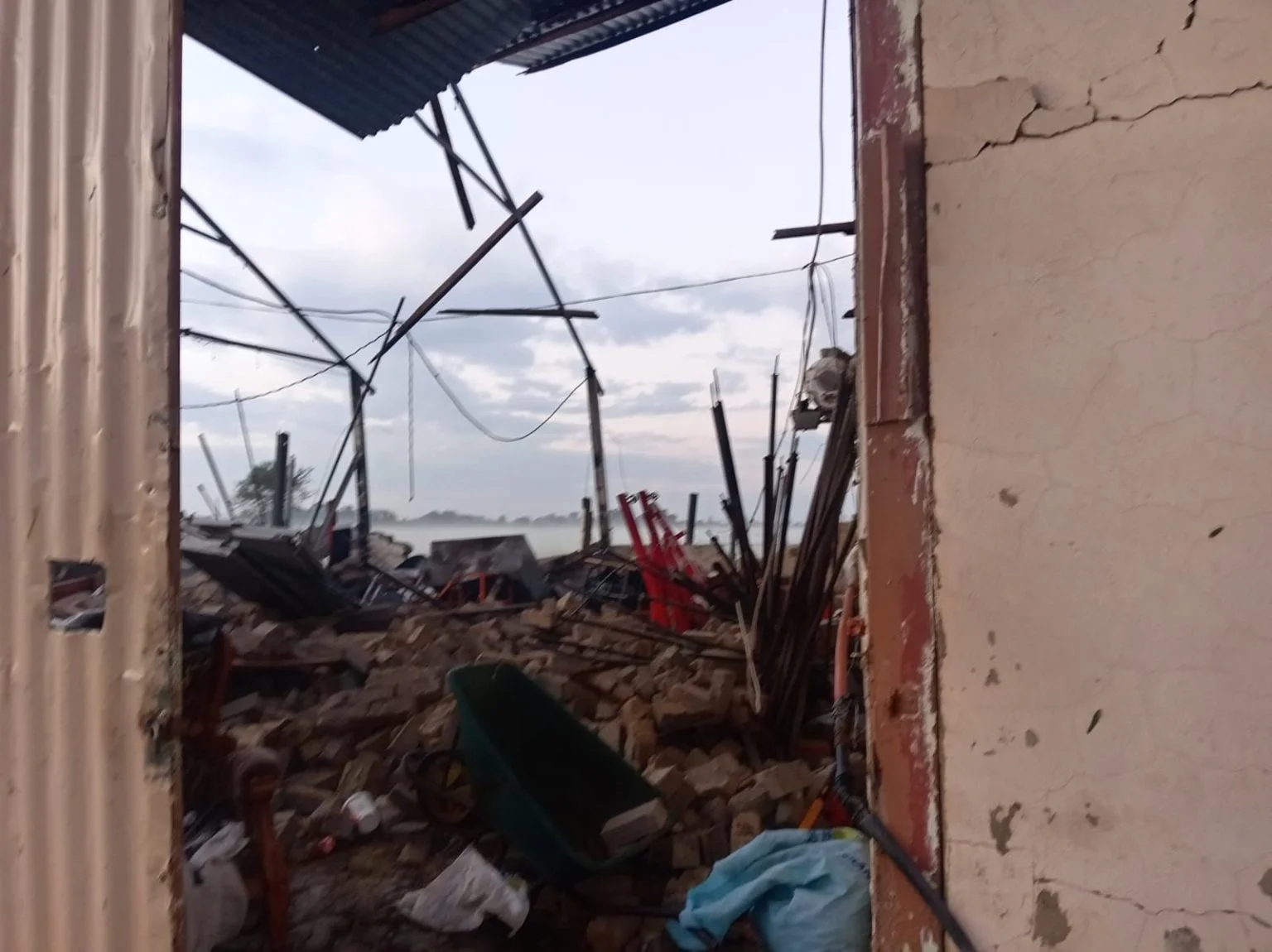 Hail chaos in Kwakwatsi, roofs ripped and power zapped
