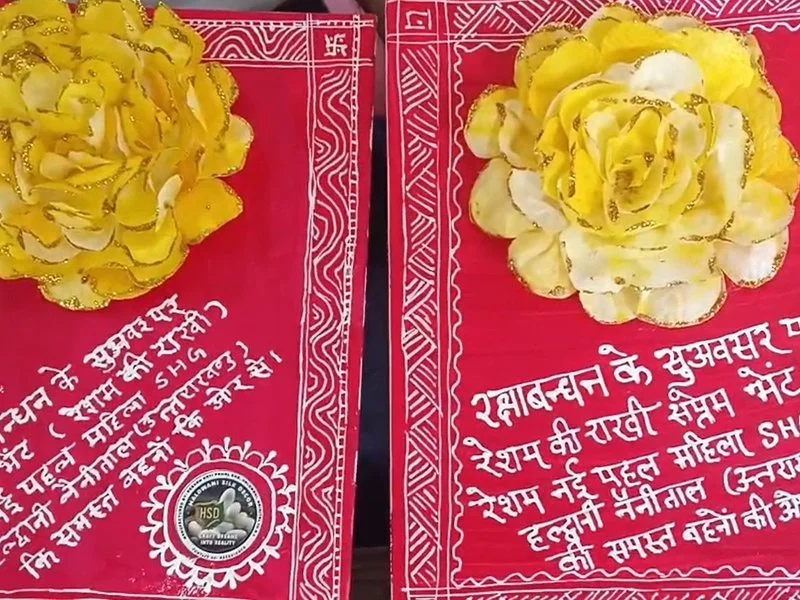 Haldwani group sends PM Modi a first of its kind silk rakhi