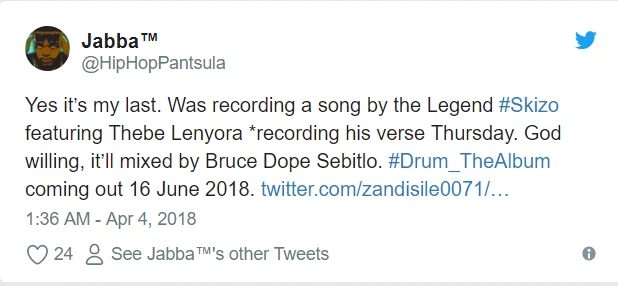 Hip Hop Pantsula Announces Release Date For DRUM The Album.webp