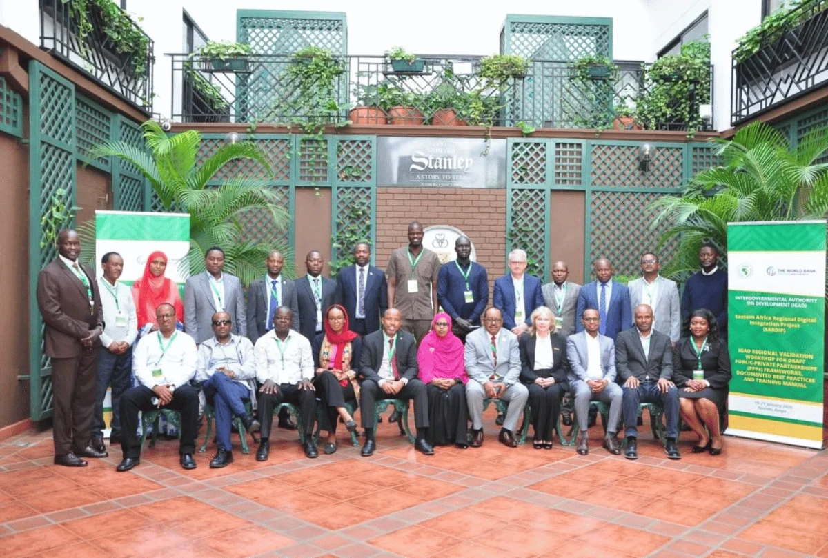 IGAD validated the regional digital PPP framework in Kenya