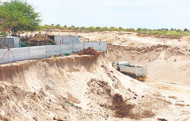 Illegal sand mining keeps trashing land, ministry side-eyes