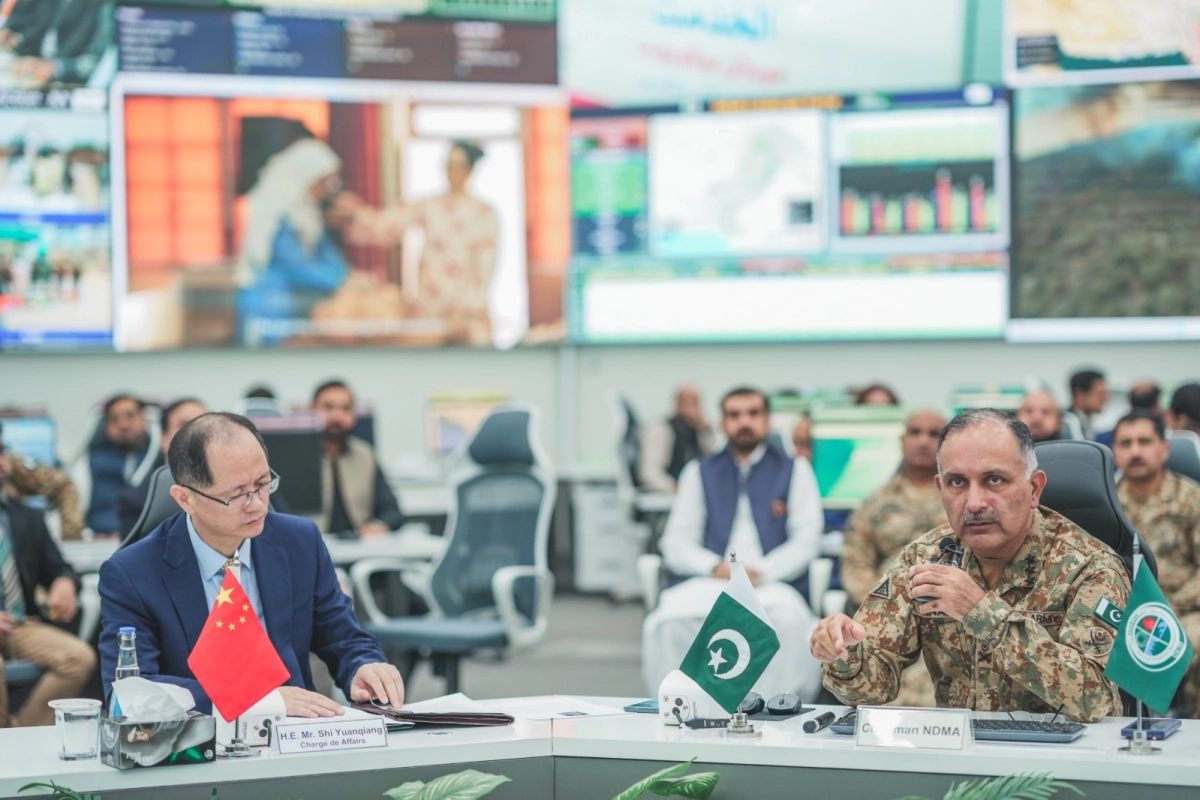 Islamabad Chinese envoy Shi Yanqiang hails NDMA flood relief response