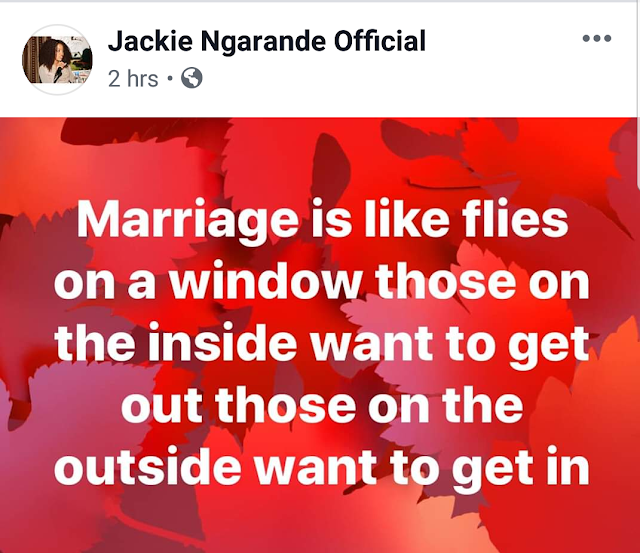 Jackie Ngarande Post About Marriage.png