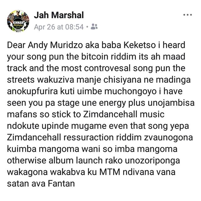 Jah Marshal Wants Andy Muridzo to Make More Zimdancehall Music.jpg