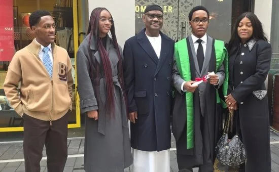 Joaquin Wike nets London MSc as political giants watch on