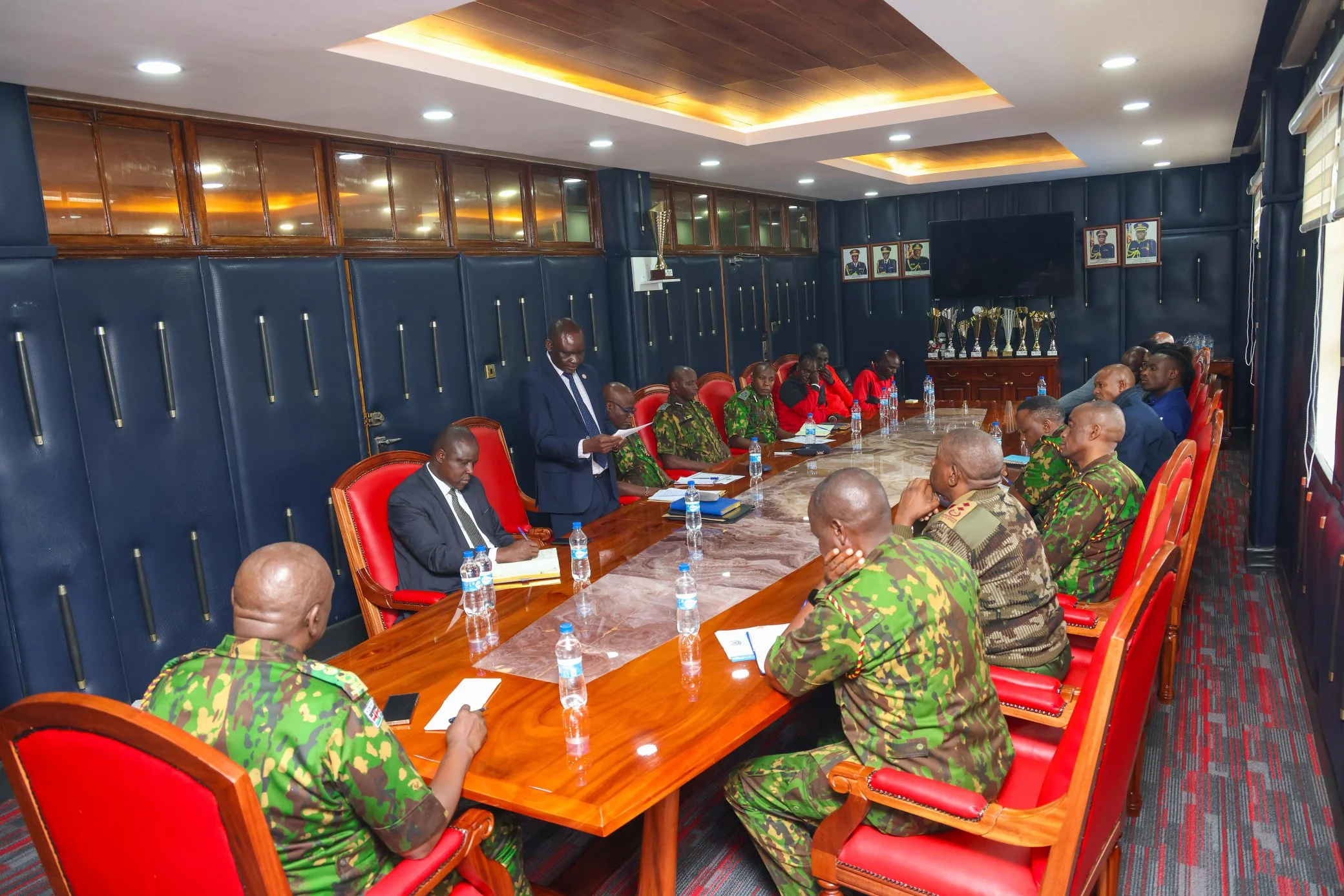 Kanja Hails Trophy Titans, Police Glory Parade