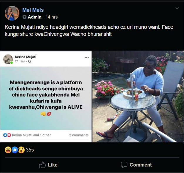Kerina Mujati Rebukes Melly Mamoyo About General Chiwenga Post.png