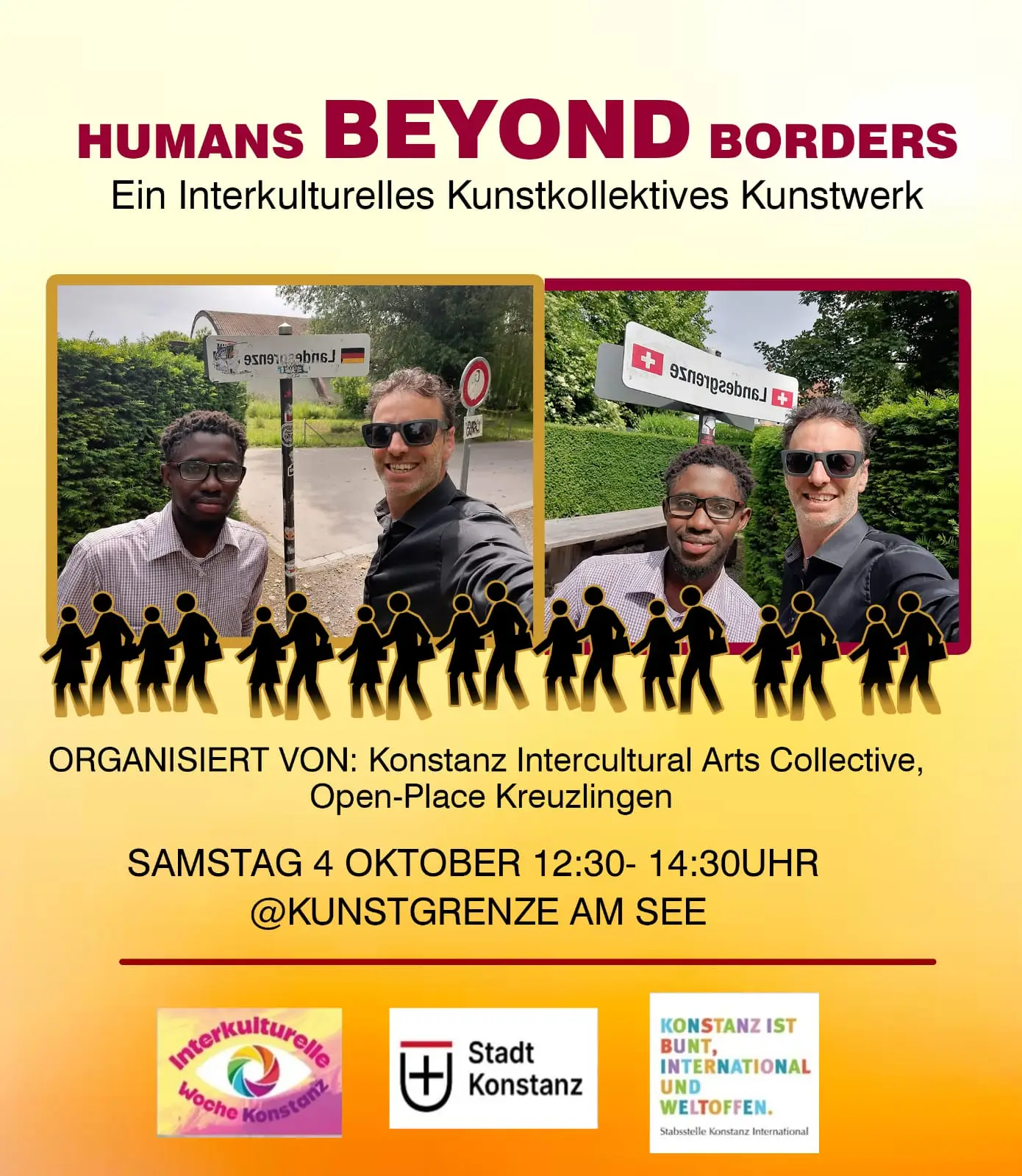 Konstanz hosts Humans Beyond Borders fest with refugees at Kunstgrenze