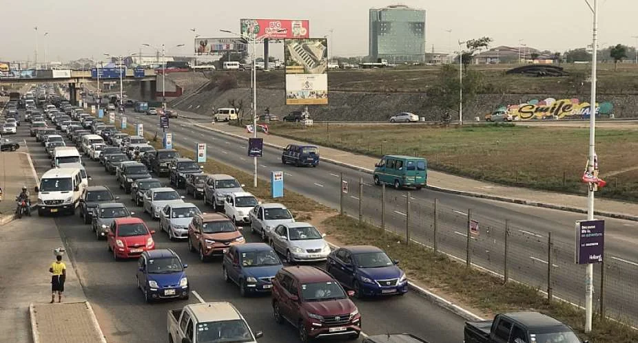 Lane Reduction on Madina-Accra Road for Tetteh Quarshie Expansion