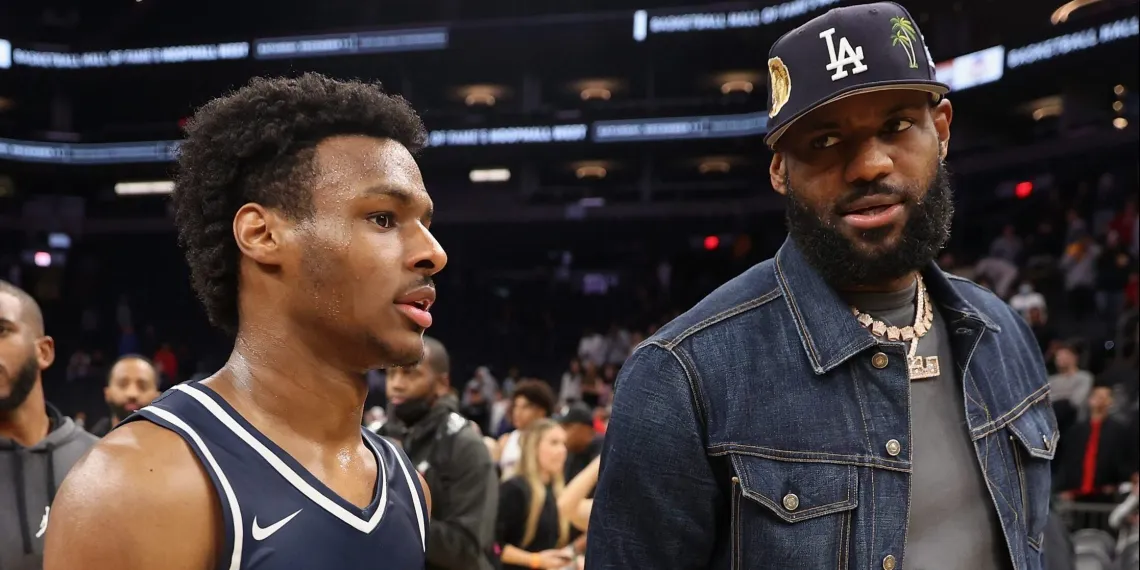 LeBron feels the empty nest dribble