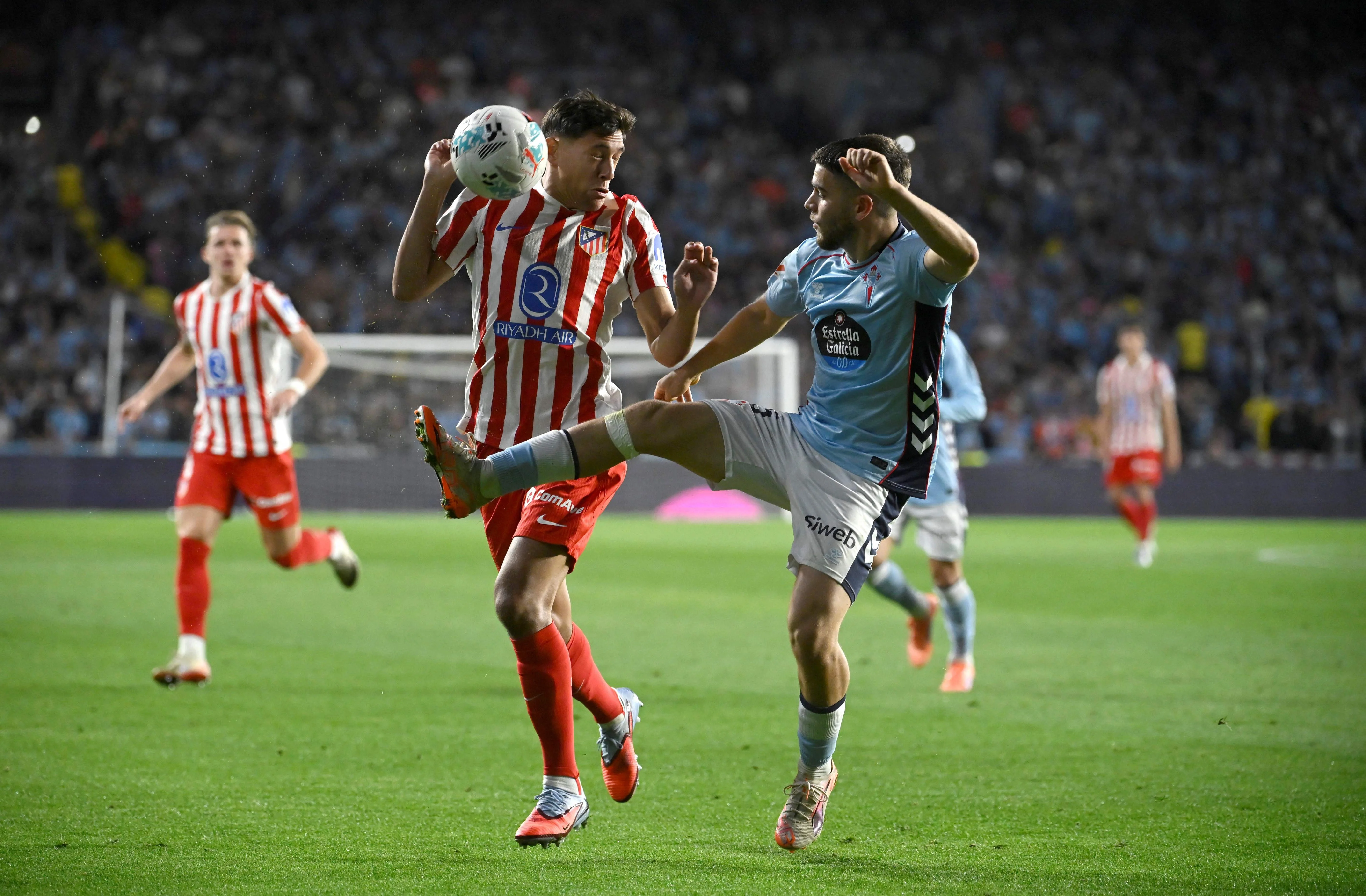 Lenglet sees red as Celta Vigo hold Atletico Madrid 1-1