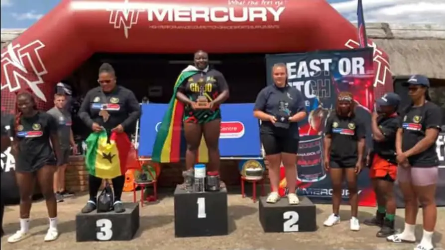 Maenzanise crowned Africa's strongest woman