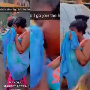 Market Vendors Snatch Shoplifter in Makola Drama